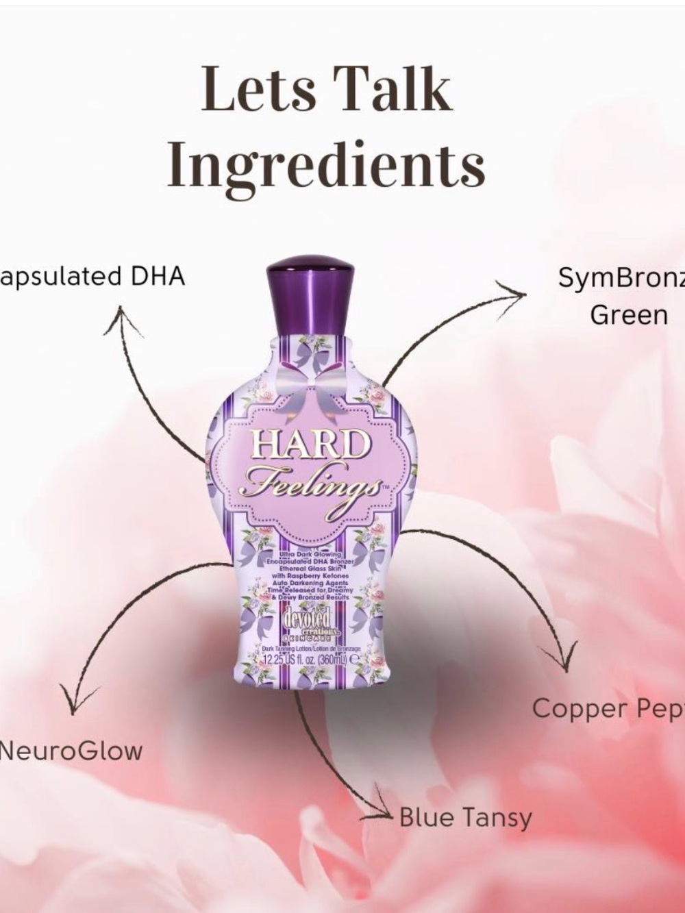 Devoted Creations Hard Feelings Tanning Lotion